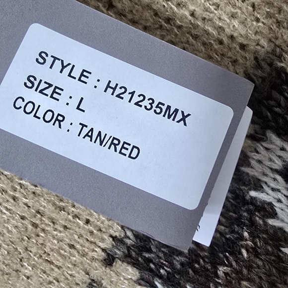 NWT Elsamanda Sweater Sz L Alpaca Wool Blend Boucle Aztec Fairisle Made in Italy - Picture 8 of 14